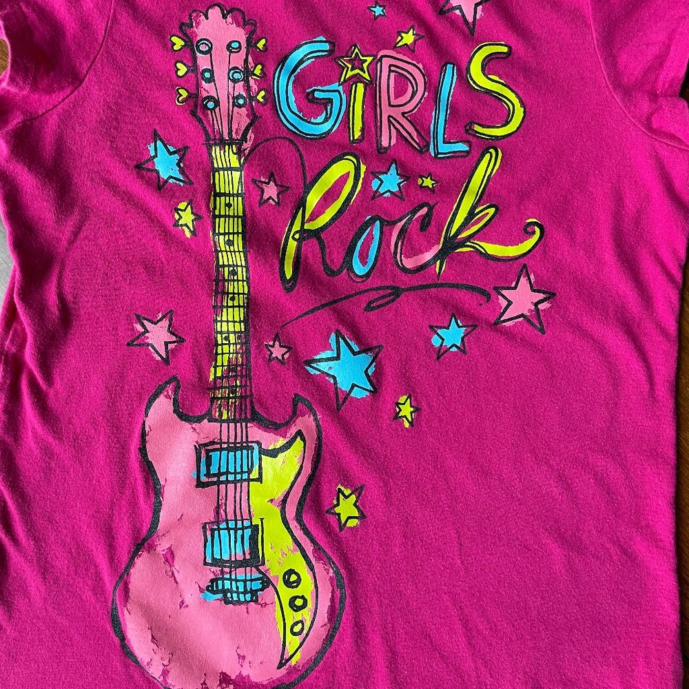 Children's Place Sz 10-12 Girls Rock T-shirt - Picture 3 of 5